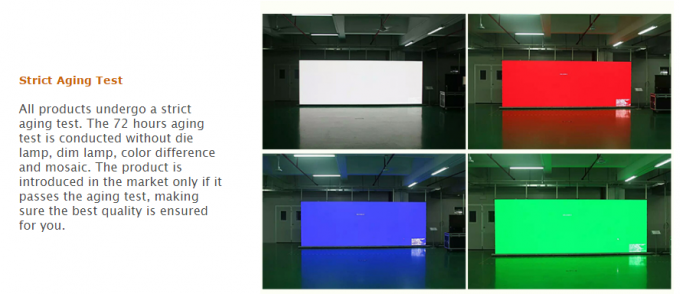 A propaganda do quadro de avisos P16 conduziu a instalação fixa de rolamento do RGB da tela de exposição