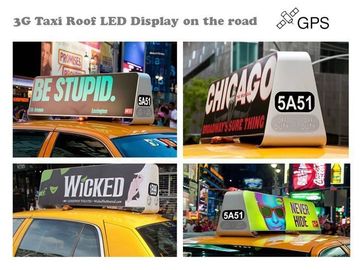 China Táxi de controle remoto a tela conduzida, propaganda da parte superior do táxi do brilho alto conduziu a parede video fornecedor