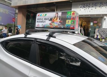 China Automaticamente táxi video vívido o brilho conduzido da tela ajusta o alumínio lateral dobro fornecedor