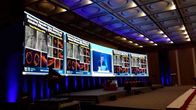 China Bocados video conduzidos internos permanentes 1080P da tela 16 da parede passo do pixel de 3 milímetros empresa